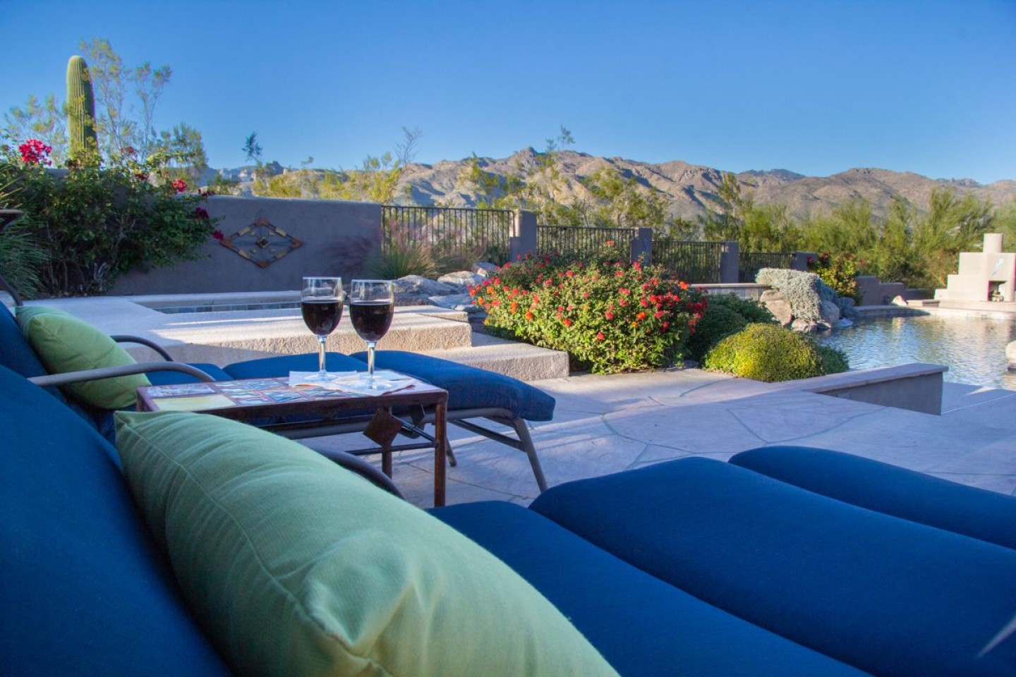 Unwind at the end of your day on your lounge chair.