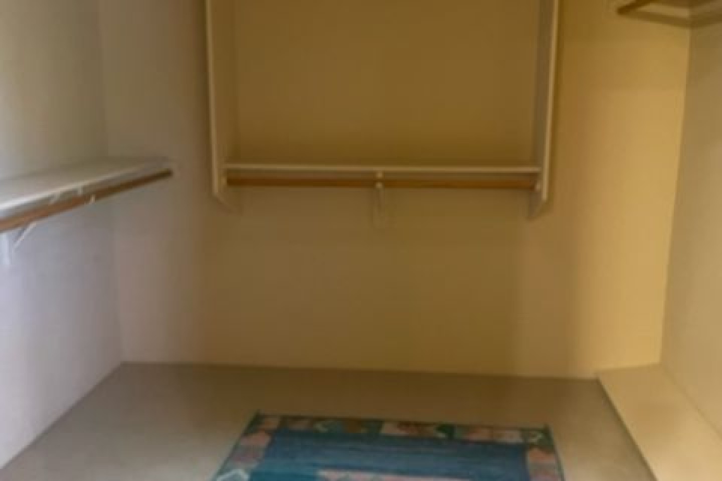 Plenty of space for your belongings in this walk-in closet.