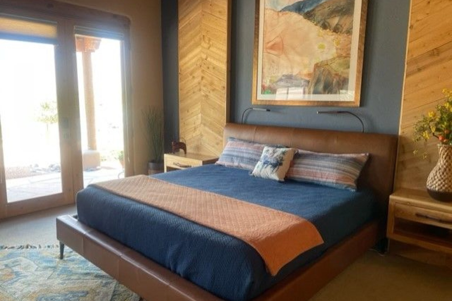 Mountain views from your bed.